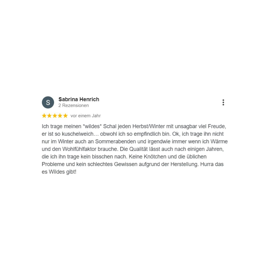 wildes. 5-Sterne Bewertung von Sabrina Henrich